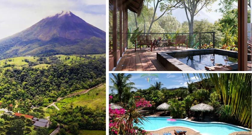 7 days Honeymoon Romance Costa Rica Luxury Vacation Package to Arenal Volcano area and Tamarindo Beach. Low Season Special