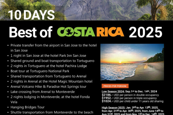 10 Days Best of Costa Rica 2025