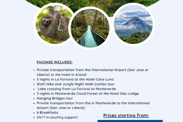 7 days Green Paradise Costa Rica