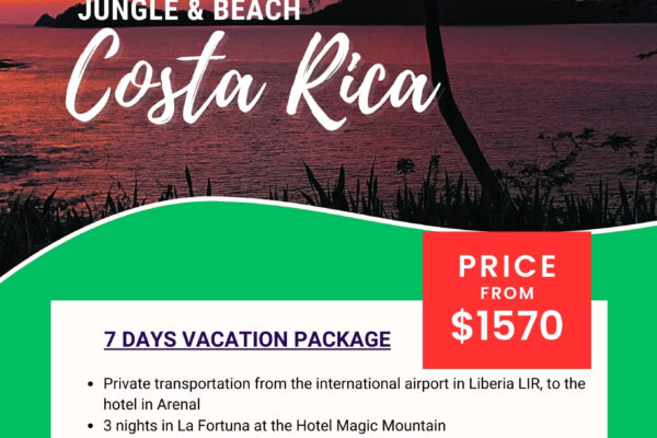 7 days Jungle and beach Costa Rica