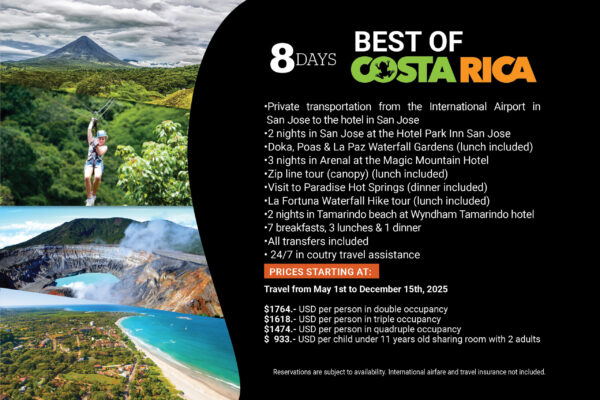 8 Days Costa Rica Quest 2025